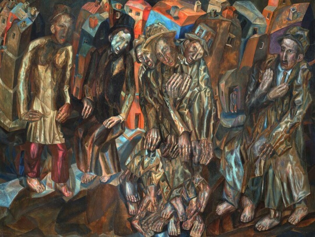 Павел Филонов. Перерождение интеллигента (Перерождение человека). 1914 - 1915