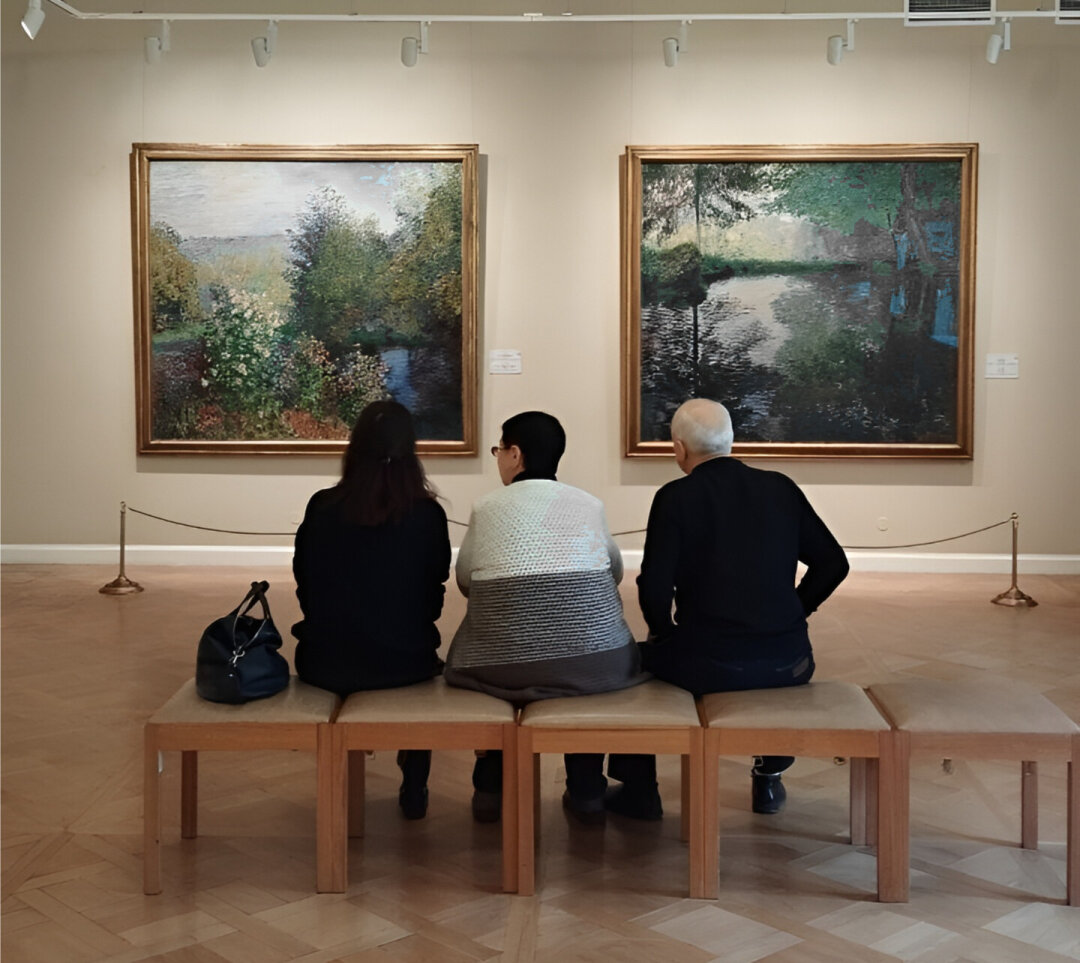 Коллекция импрессионизма располагается на четвертом этаже здания