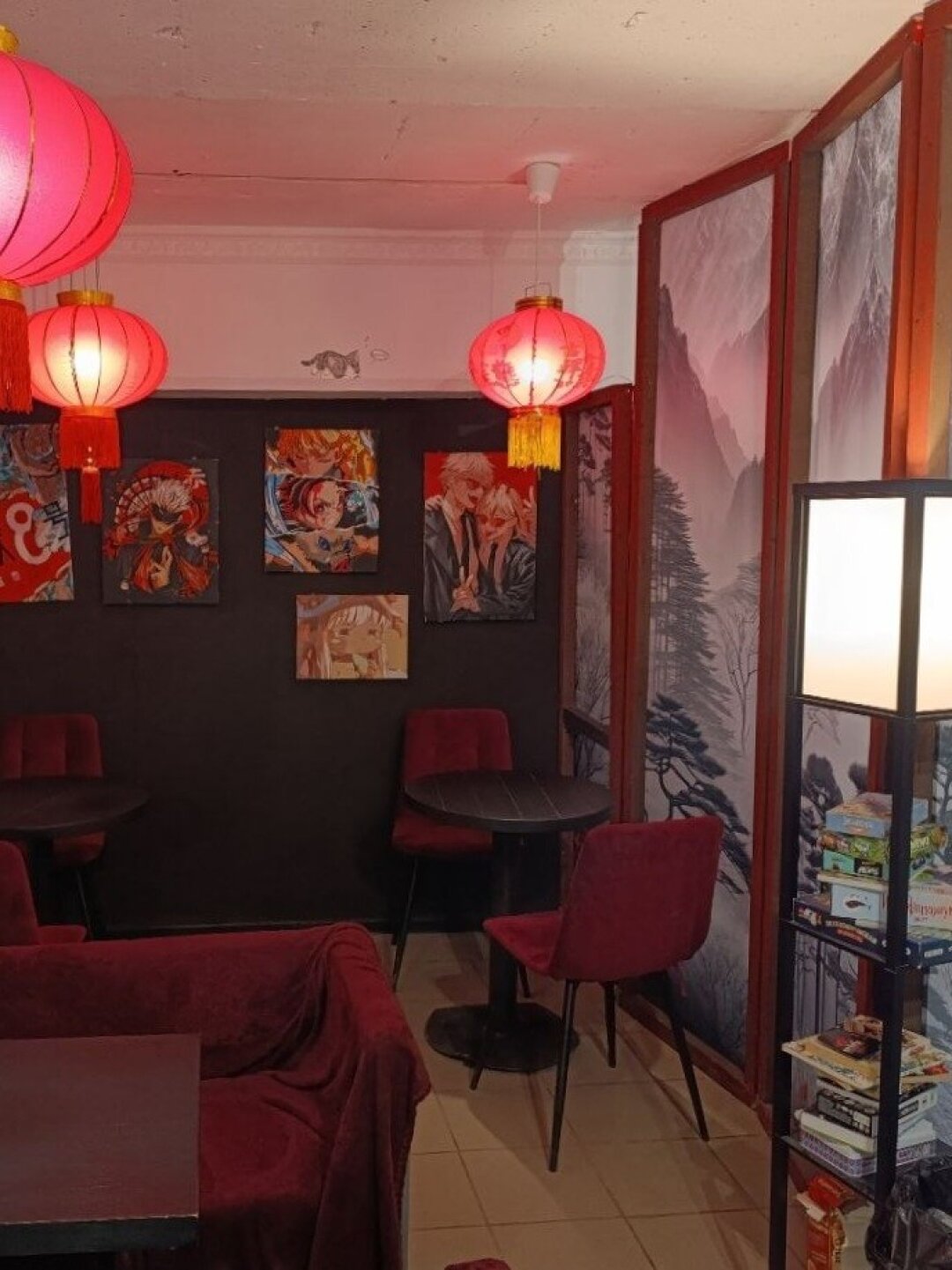Аниме-интерьер кофейни «Отаку»
