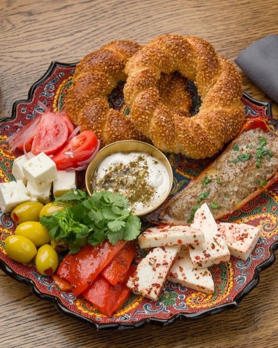 Турецкая закуска на двоих в ресторане «Дуслык»