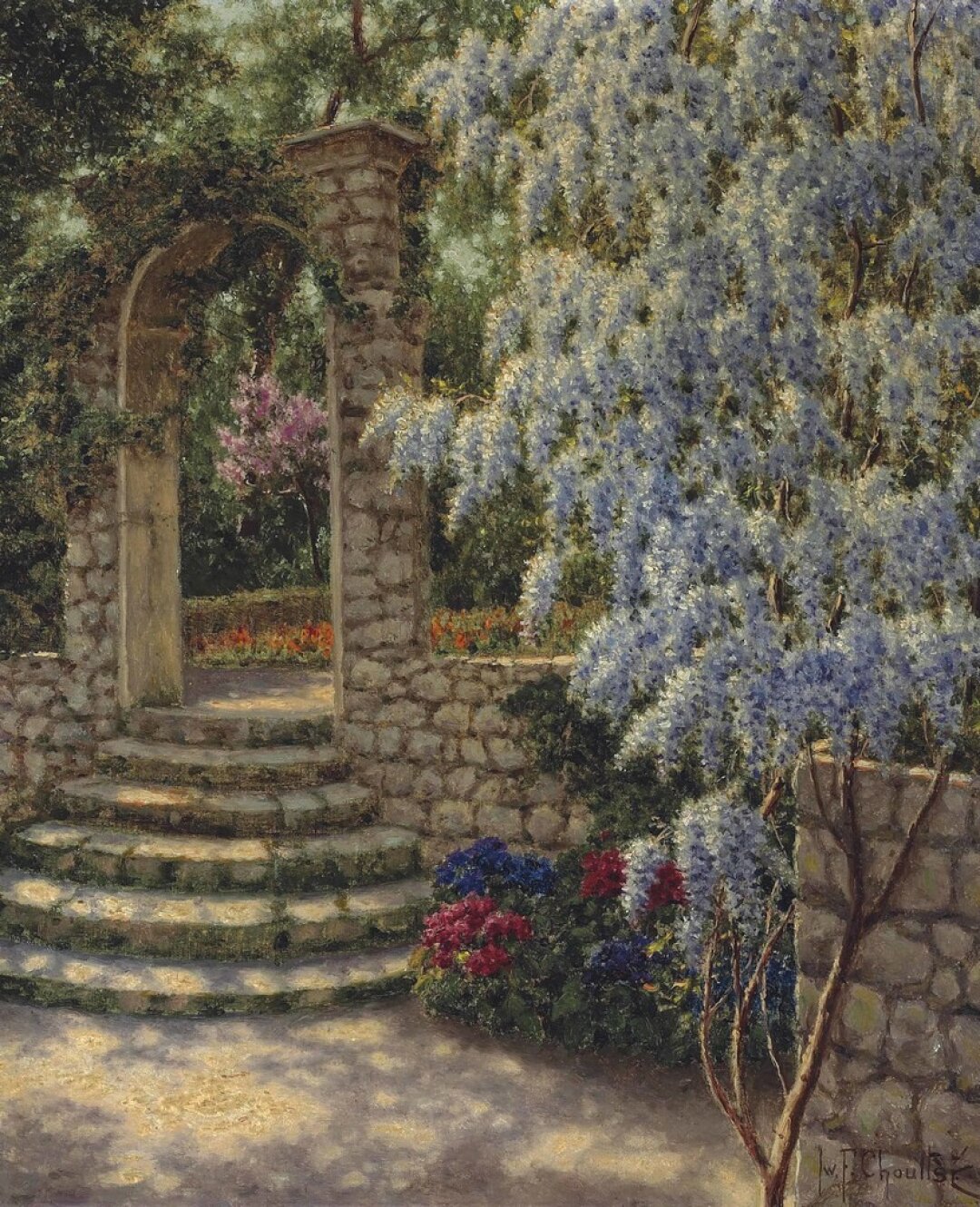 Иван Шультце. Глицинии. 1920-е