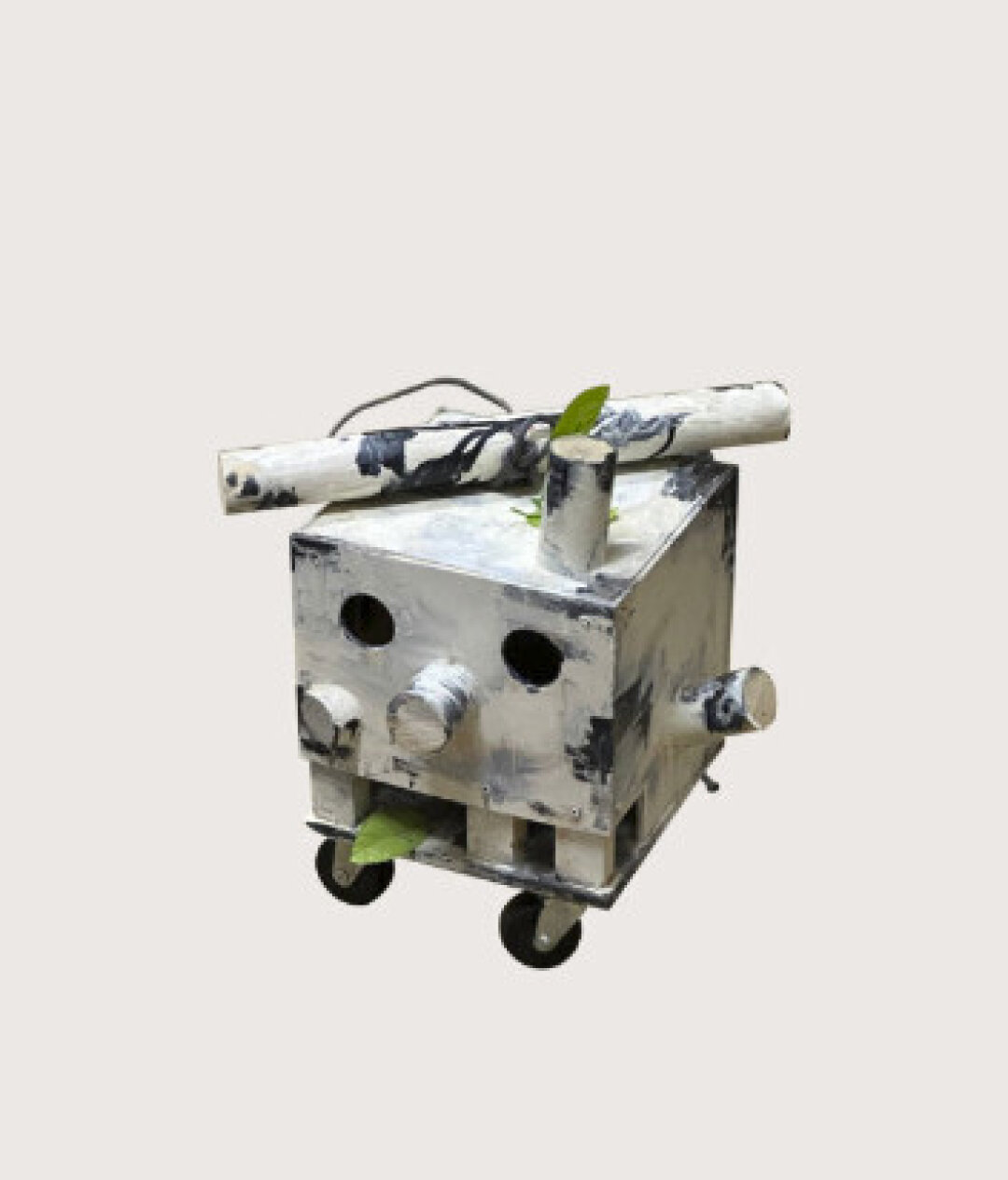 Владимир Козин. Колобок Малевича в березовой роще