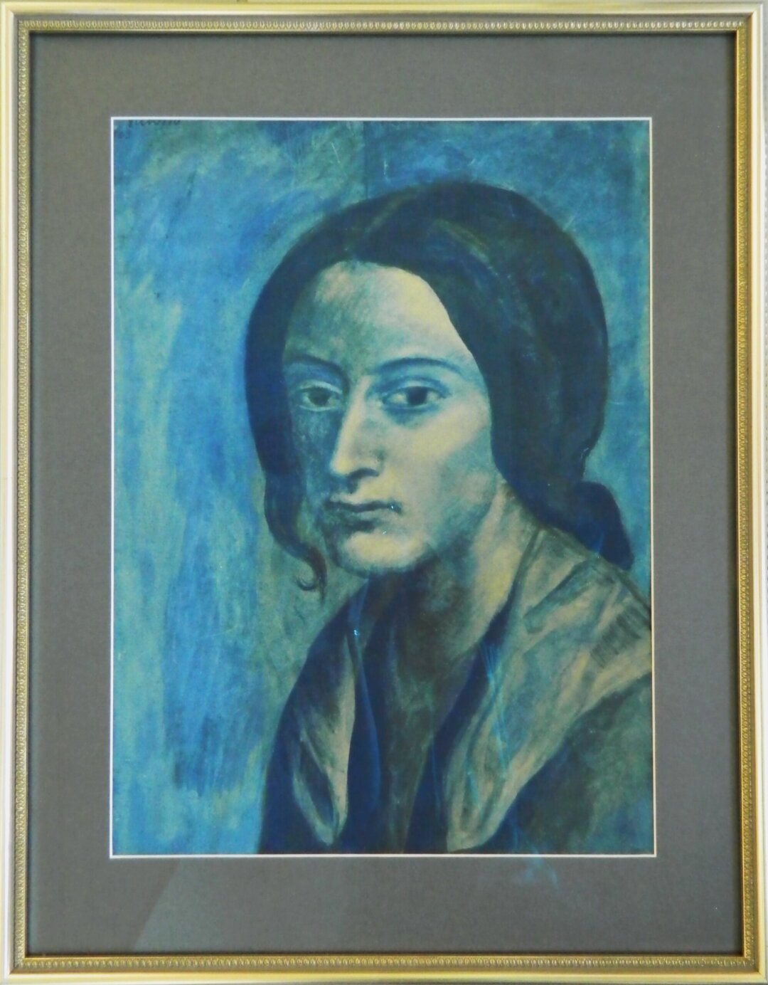 Пабло Пикассо. Голова женщины с локоном