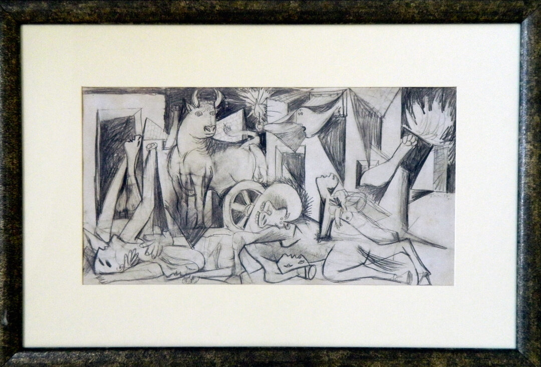 Пабло Пикассо. Герника (Этюд)