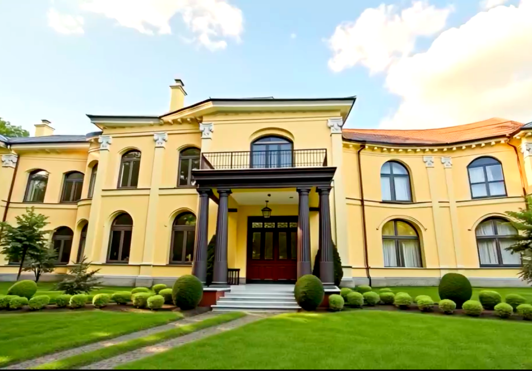 Возможный вид дачи Фаберже после реставрации