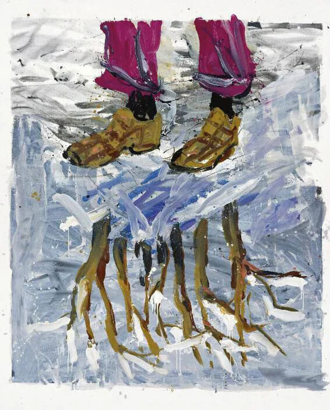 Георг Базелиц. Зима. 2005. Музей Альбертина, Вена