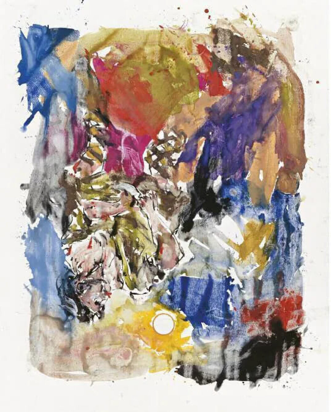 Георг Базелиц. На старом уральском заводе (Борис Иогансон). 1999