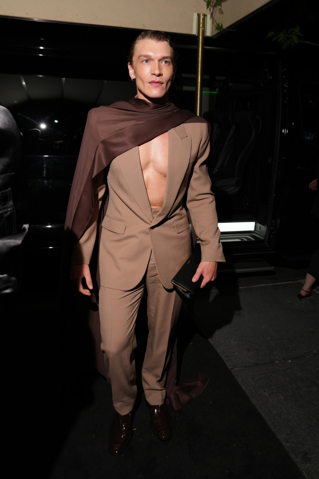 Коннор Стори в Saint Laurent