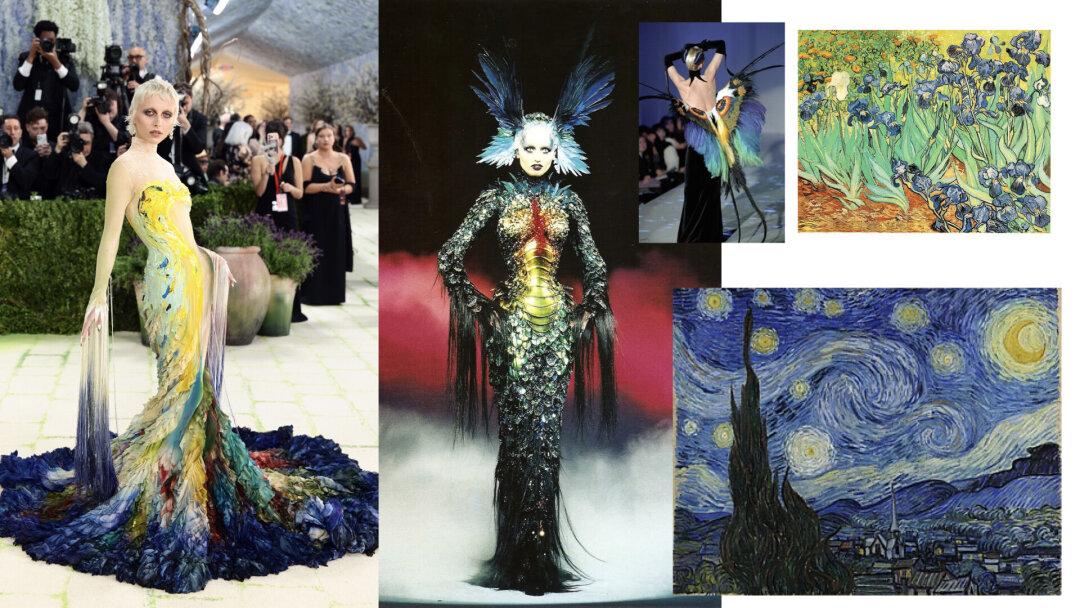 Эмма Чемберлейн в Mugler по мотивам образа «Химеры», в котором на показе кутюрной коллекции Тьерри Мюглера FW'95 вышла супермодель Адриана