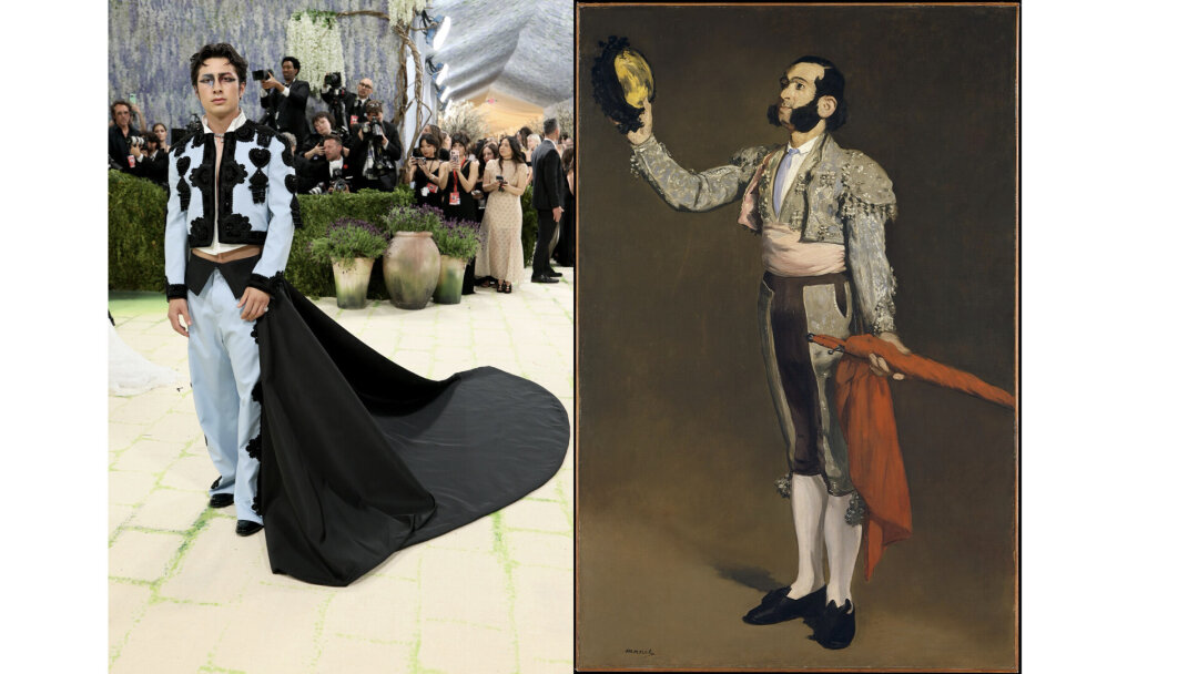 Хадсон Уильямс в Balenciaga — ну просто «Матадор» (1866) Эдуарда Мане!