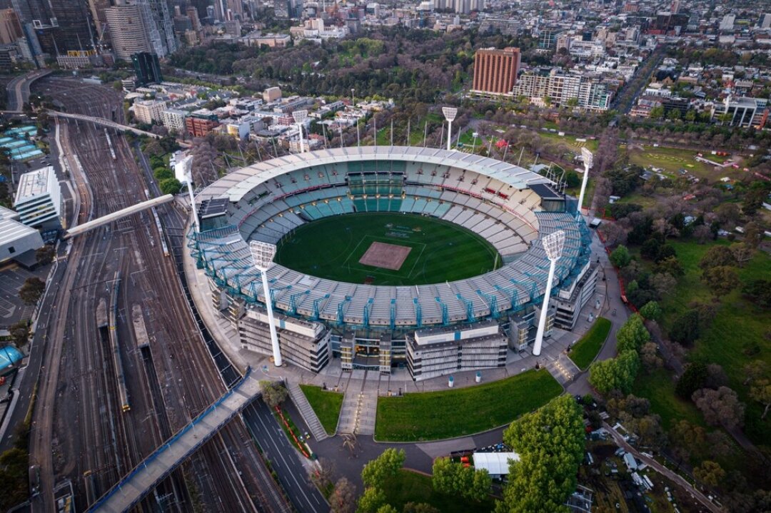 Современный вид на Melbourne Cricket Ground, где в 1956 году прошла церемония открытия XVI летних Олимпийских игр. На них Тамара Манина завоевала свое