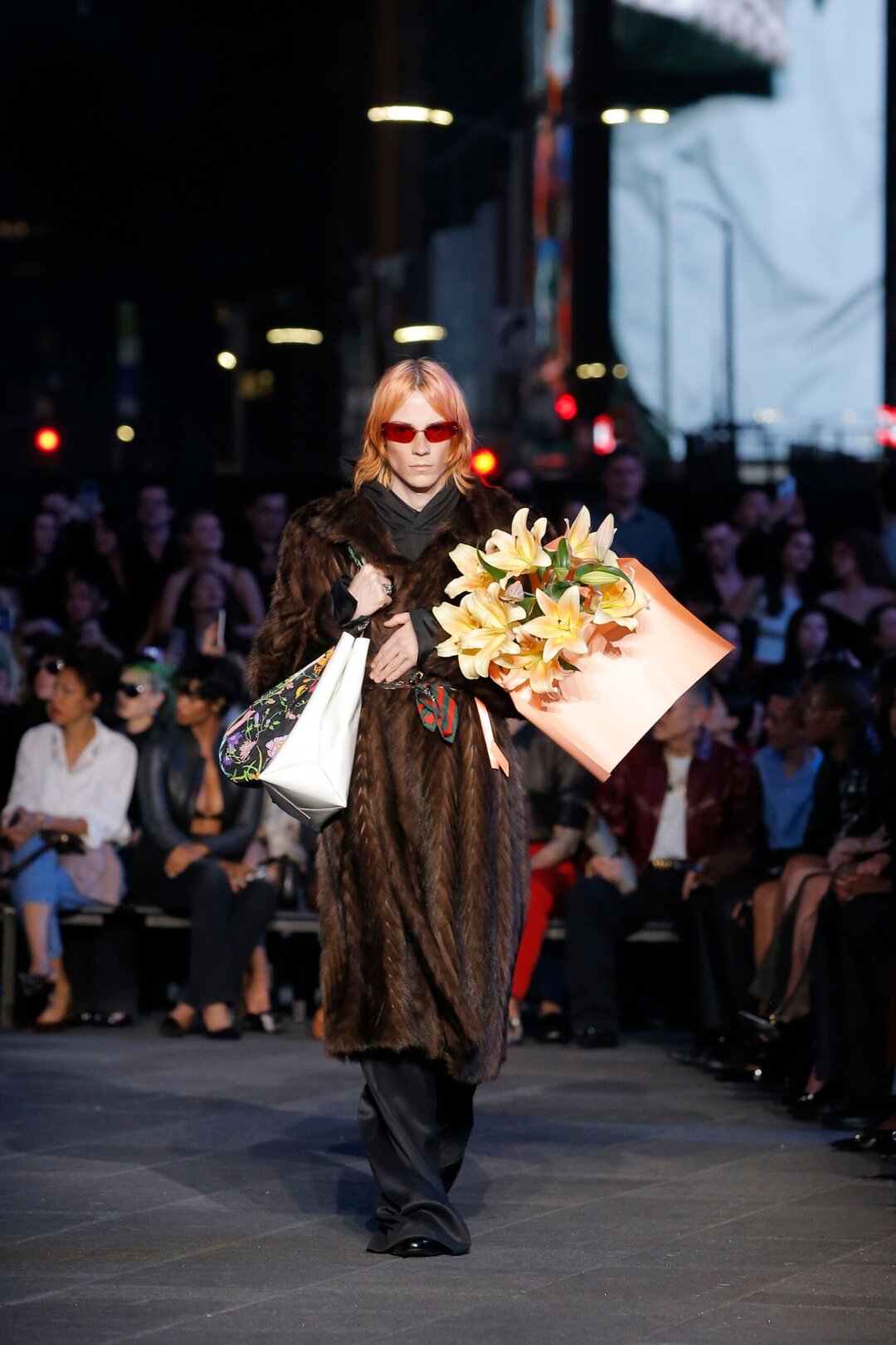 Florals for runway? Groundbreaking!