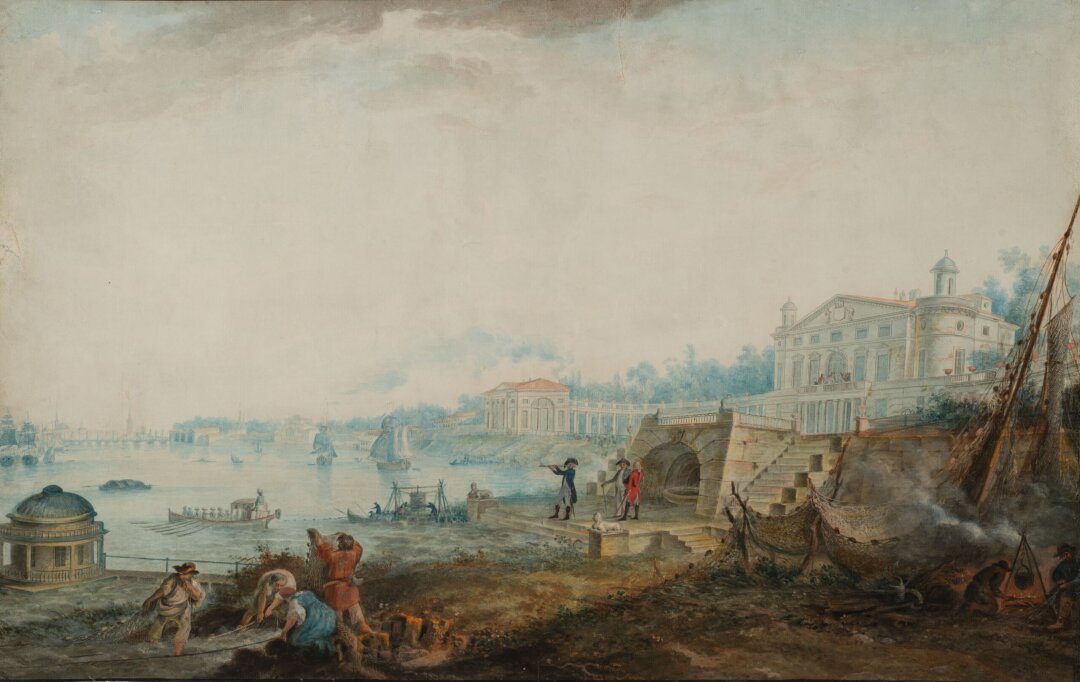 Гавриил Сергеев. Дача Кушелева — Безбородко в Полюстрове. 1800
