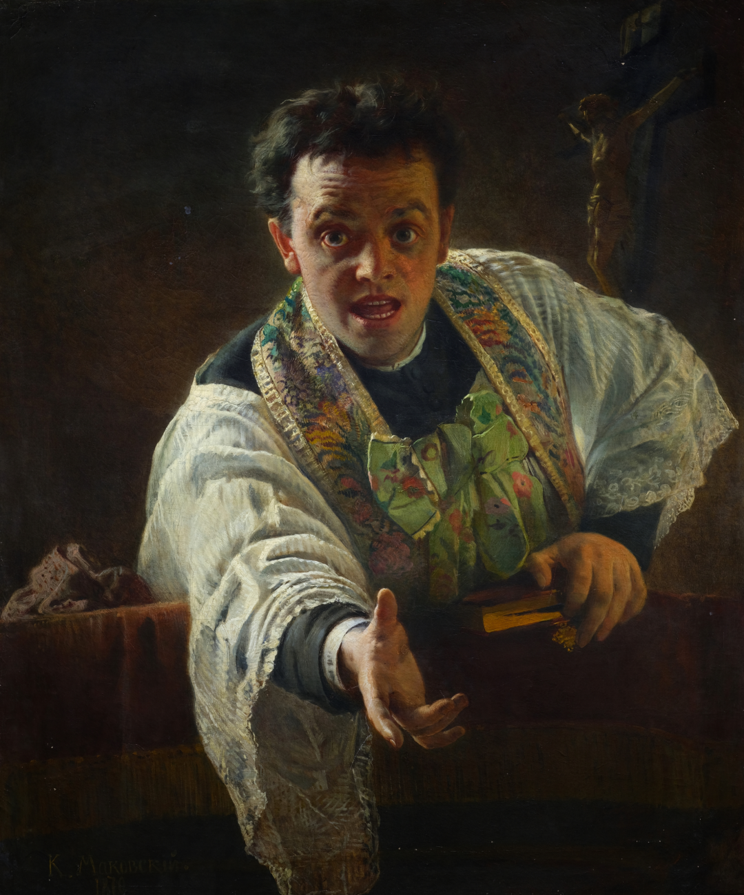 Константин Маковский. Католический проповедник. 1870