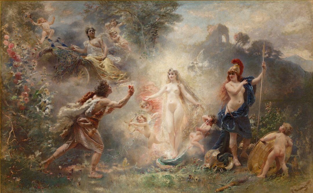 Константин Маковский. Суд Париса. 1889