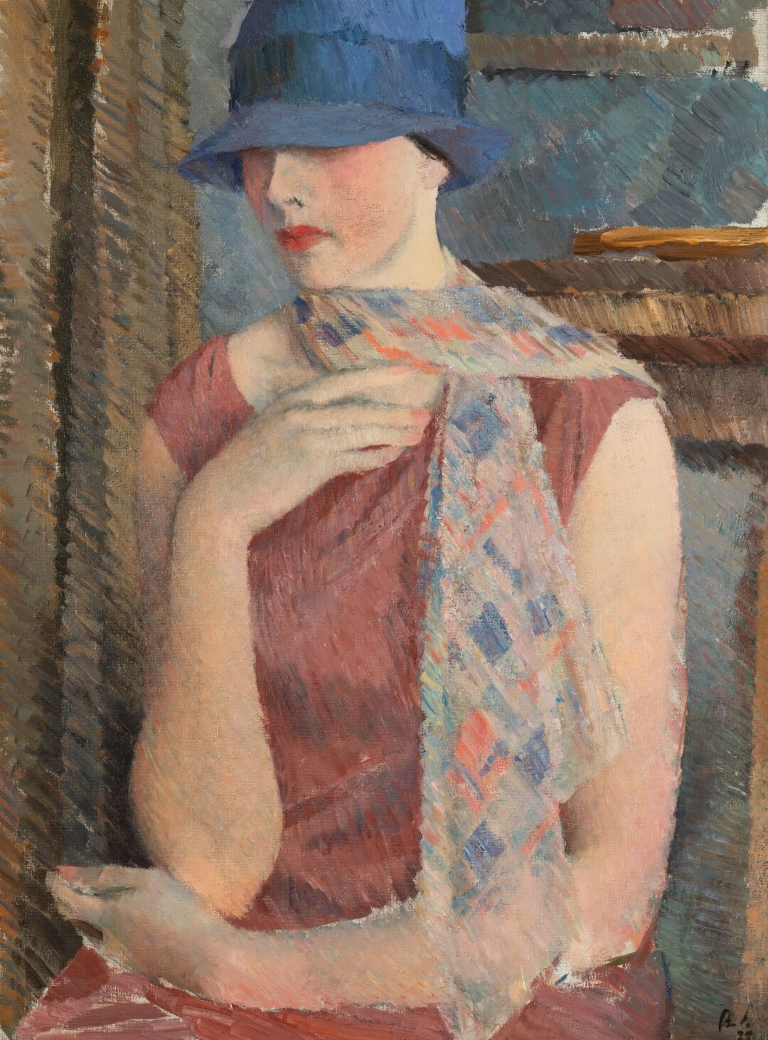 Владимир Лебедев. Портрет артистки Н. С. Надеждиной. 1927