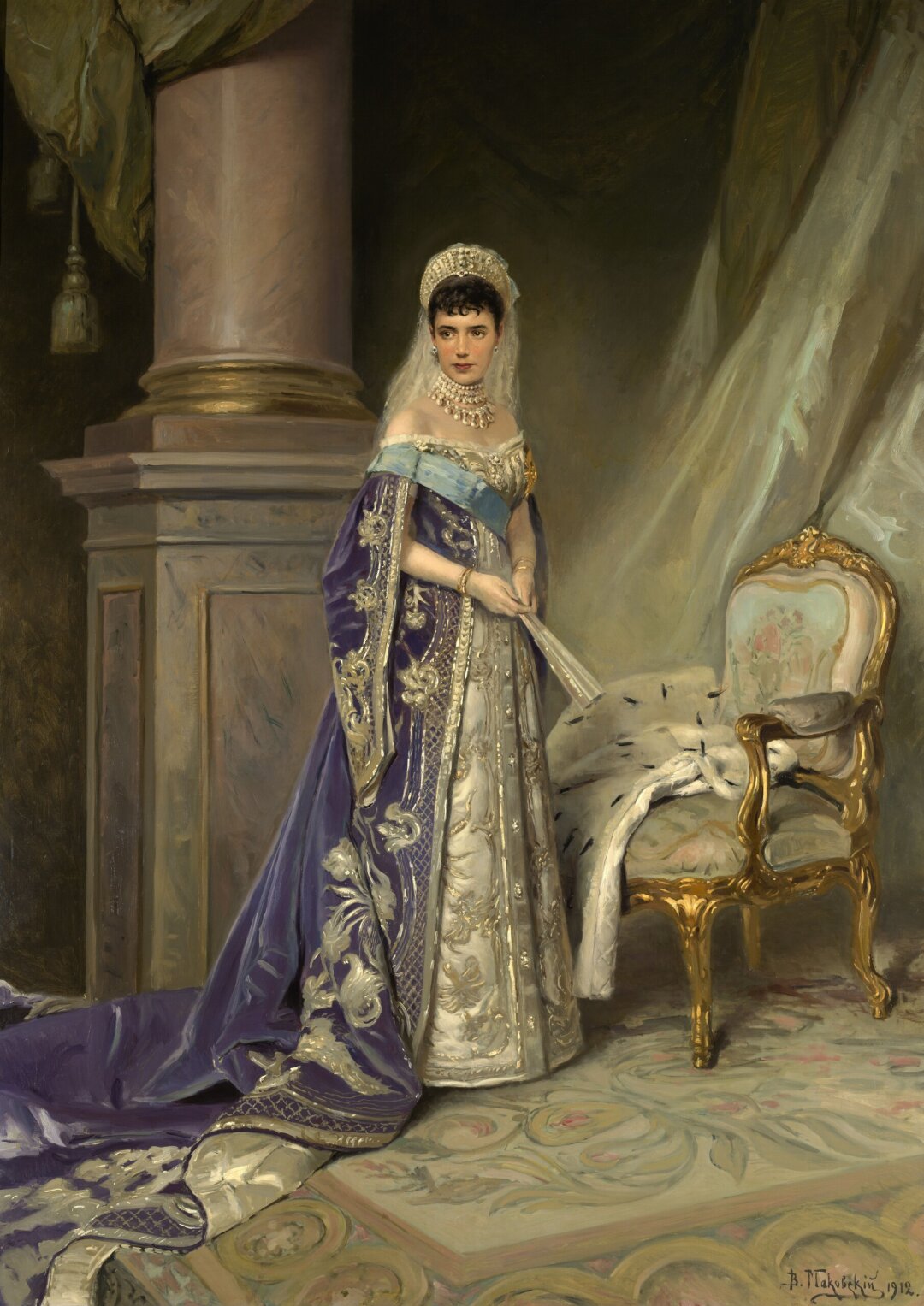 Владимир Маковский. Портрет Марии Федоровны. 1912