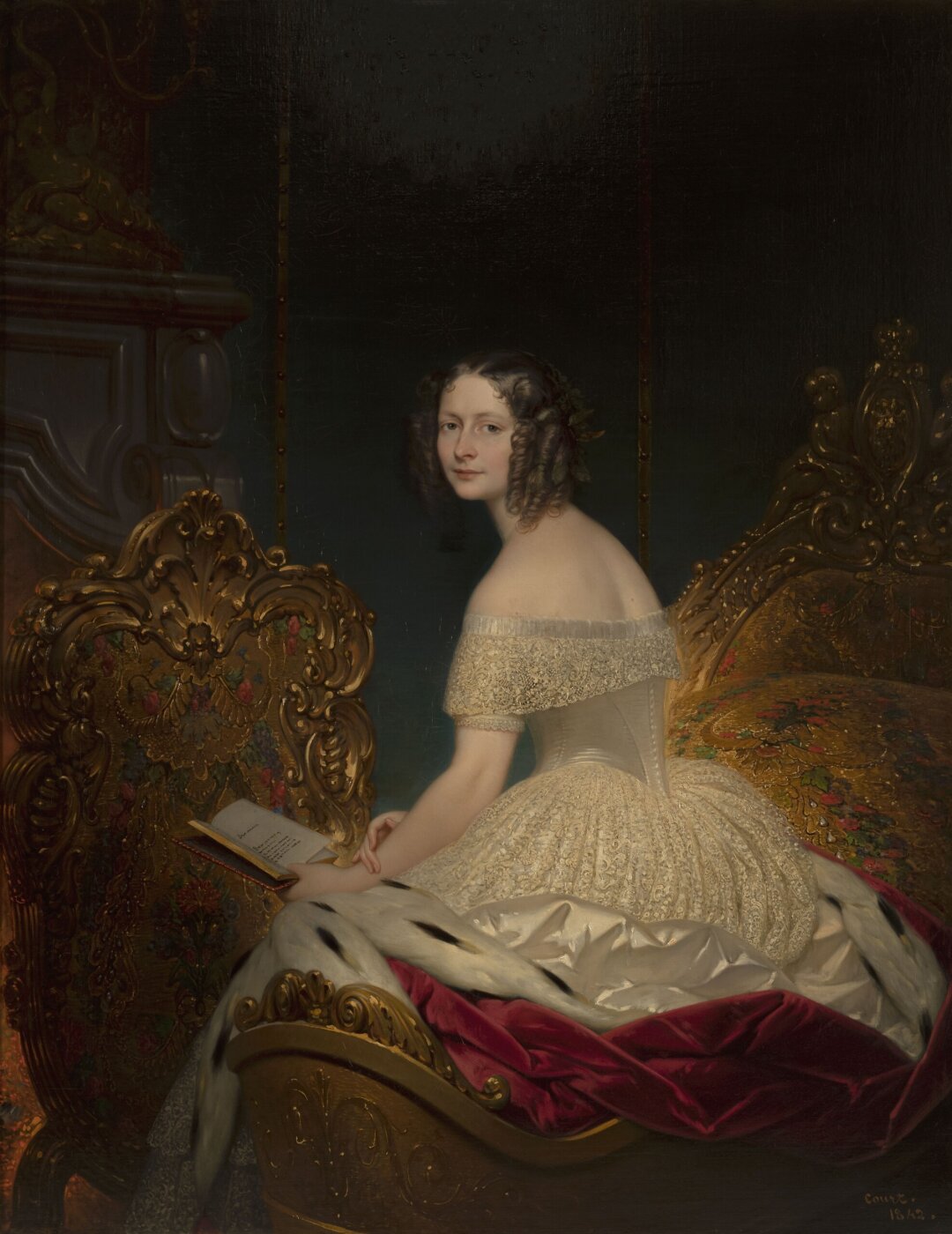 Жозеф Кур. Портрет великой княгини Елены Павловны. 1842