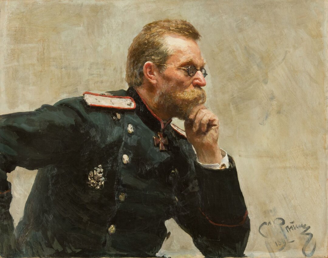 Илья Репин. Портрет хирурга Евгения Васильевича Павлова. 1892