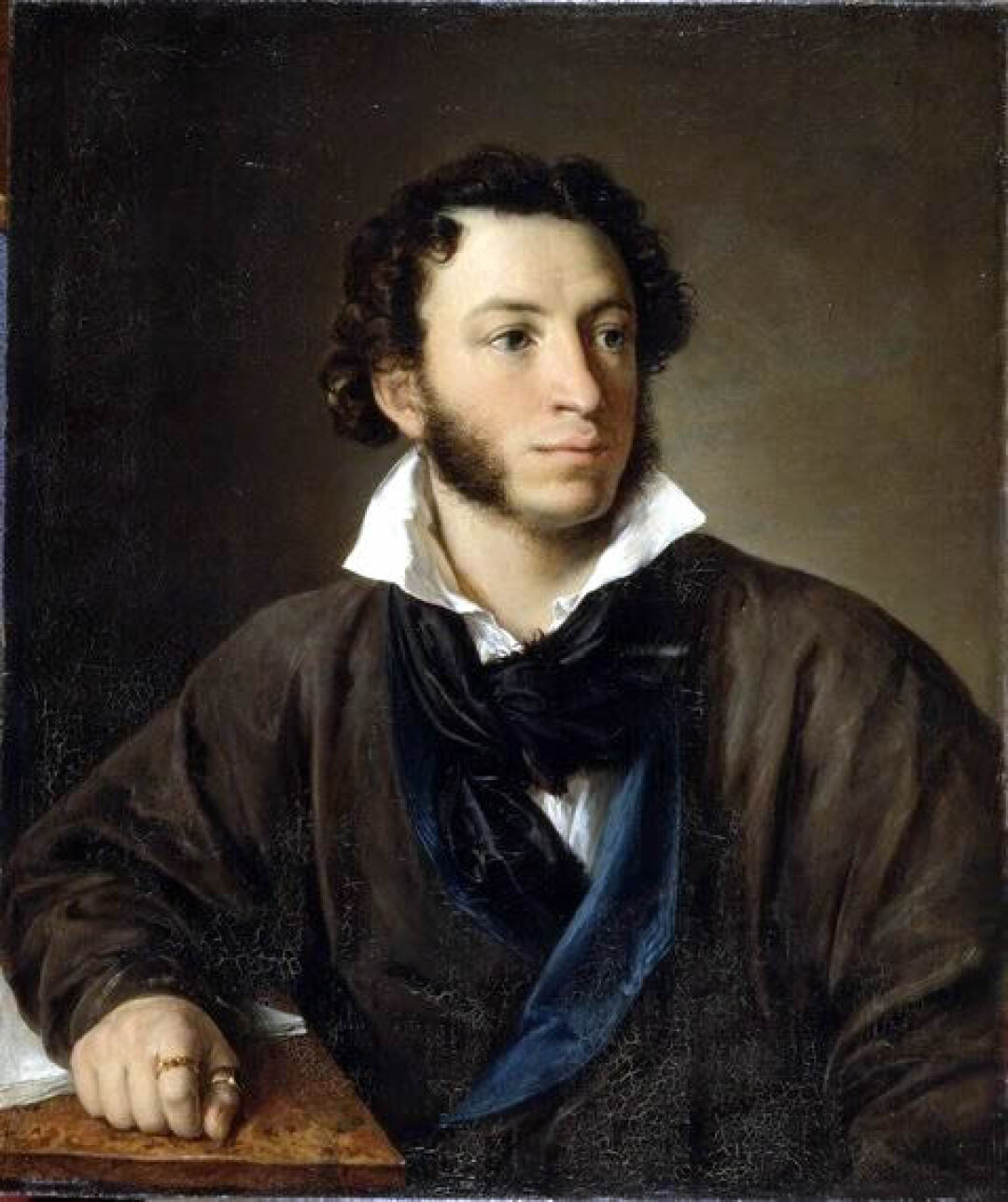 Василий Тропинин «Портрет А. С. Пушкина», 1827