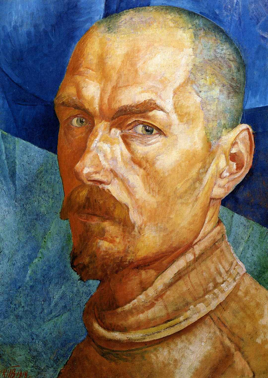 Кузьма Петров-Водкин. Автопортрет. 1918
