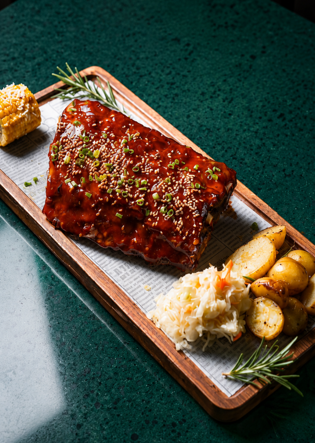 Ребра в соусе чипотле от Morris Irish pub & grill