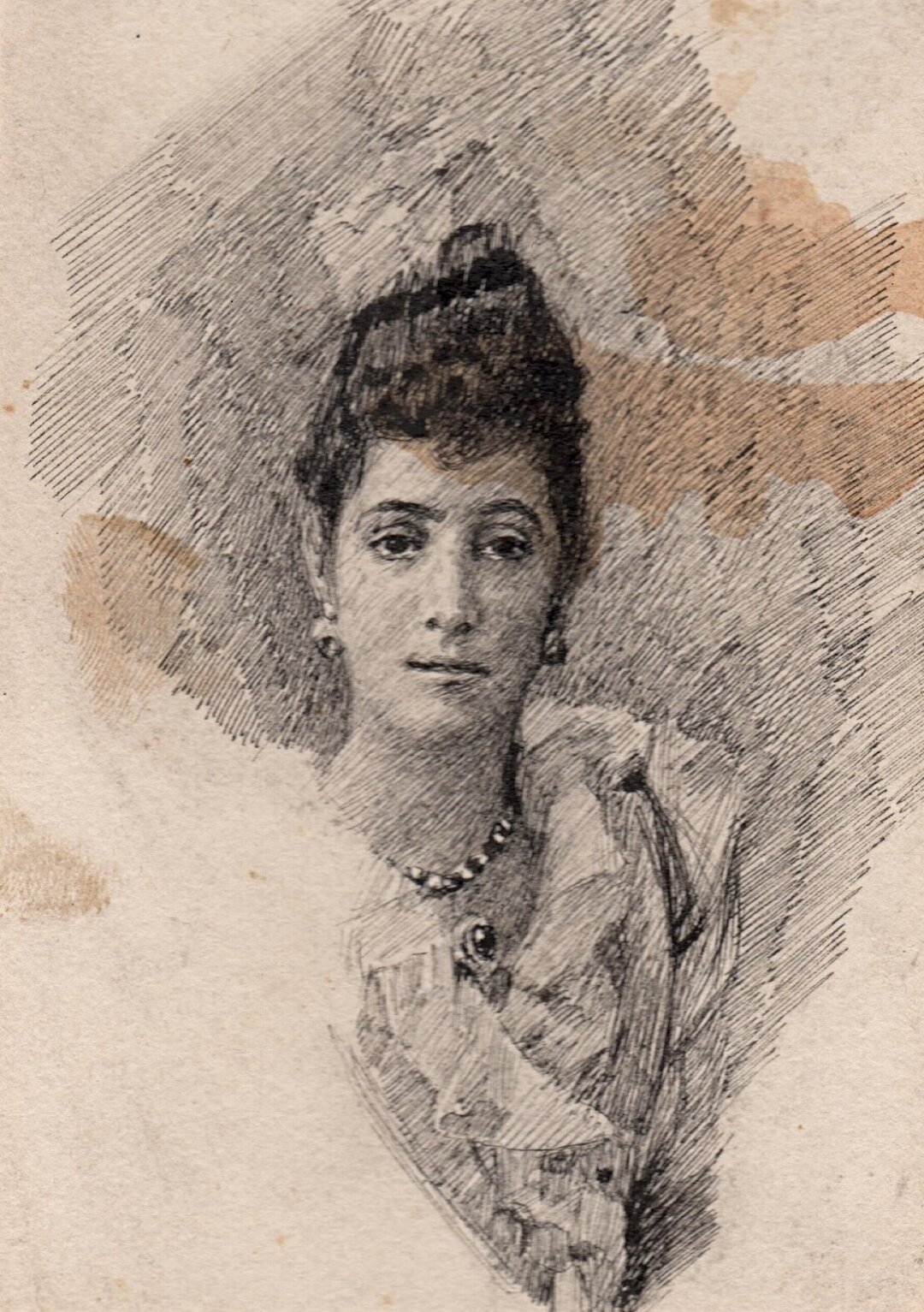 Михаил Врубель. Женский портрет. 1880-е