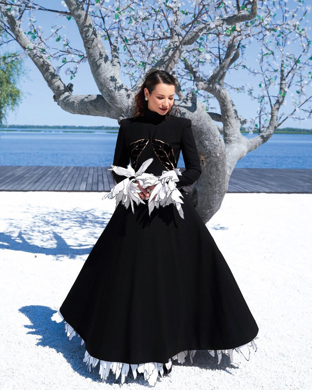 Это красиво — Ида Галич в образе Yanina Couture. Фото: Тая Заяц
