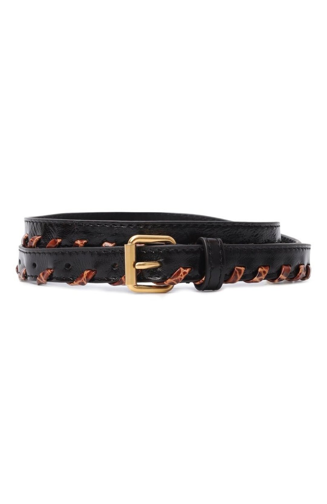 Dries Van Noten, ДЛТ, 89 950 руб. Мастера эклектики Dries Van Noten под руководством Джулиана Клауснера усложнили базовый черный ремень контрастным