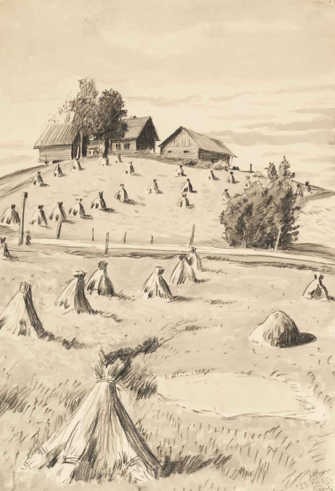 Всеволод Воинов. Юкки. Хутор и суслоны. 1925