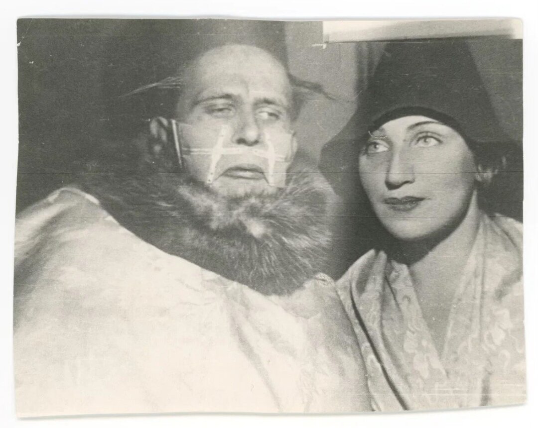 Алиса Порет и Даниил Хармс (Из серии «Неравный брак»). Конец 1920-х. Из собрания «Галеев-Галереи»