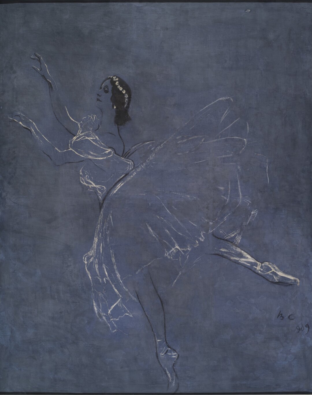 Валентин Серов. Анна Павлова в балете «Сильфиды». 1909