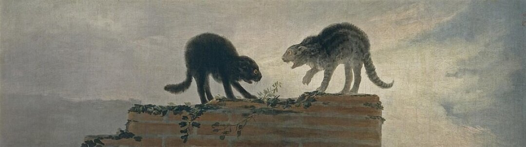 Франсиско Гойя. Драка котов. 1786