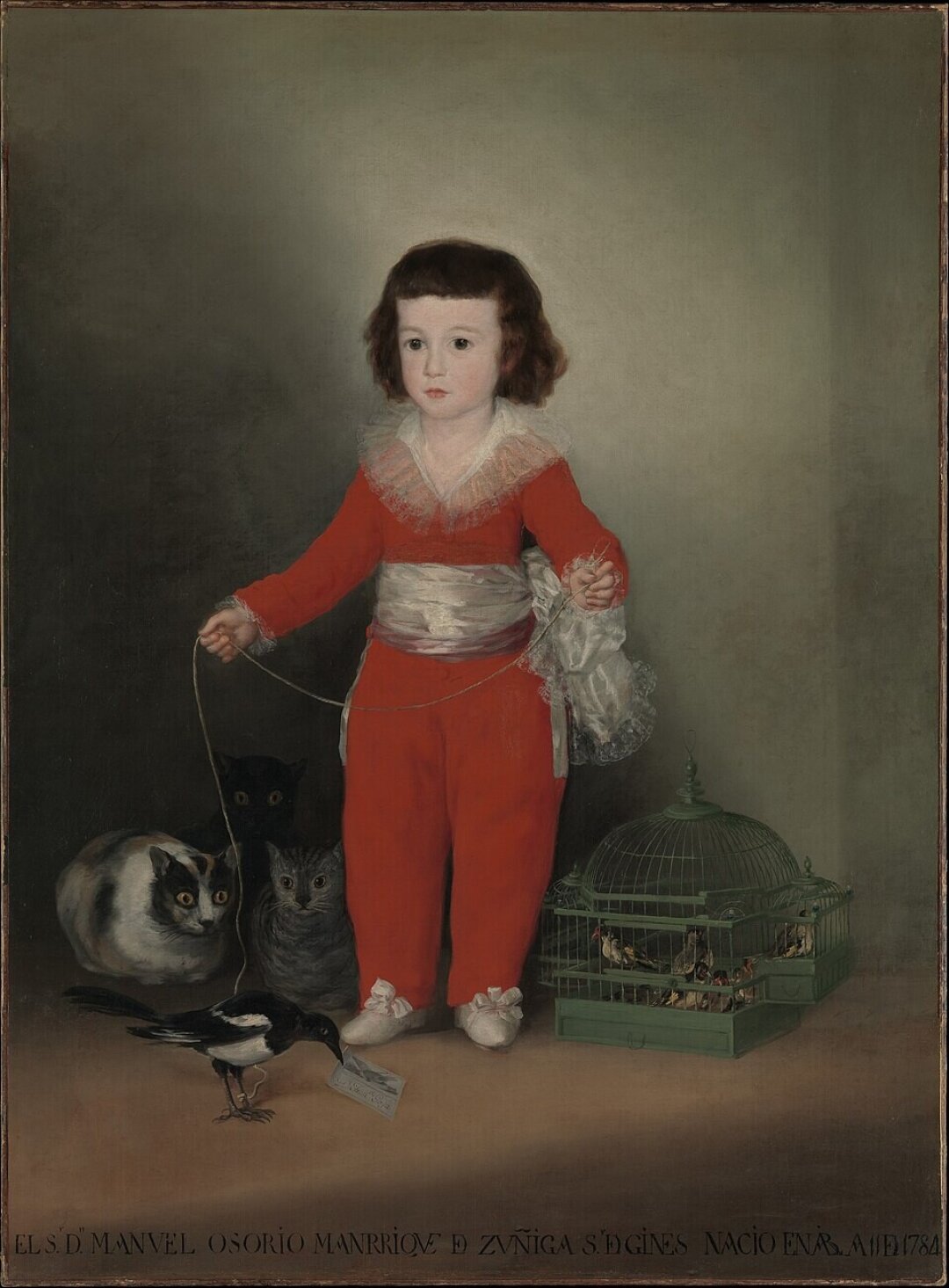 Франсиско Гойя. Дон Мануэль Осорио Манрике де Суньига в детстве. до 1787