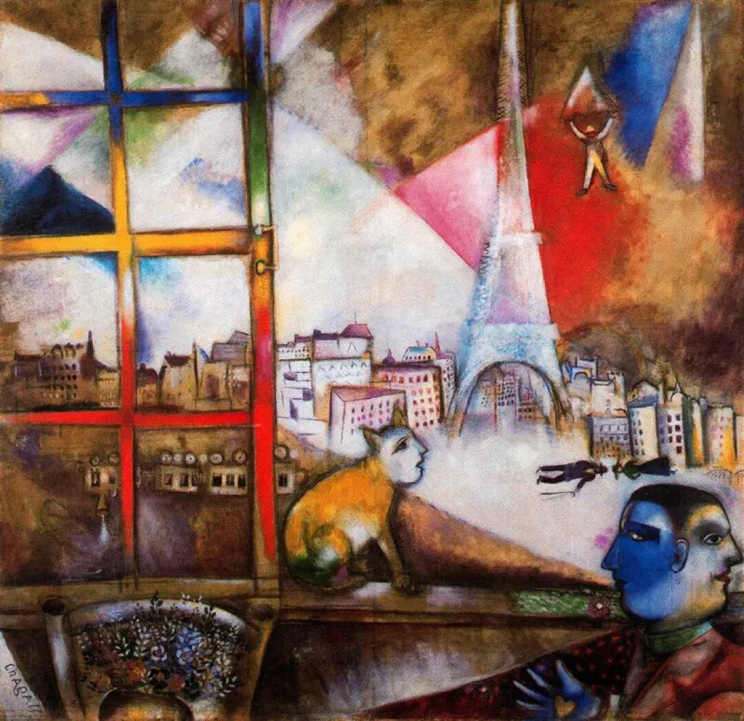 Марк Шагал. Париж через окно. 1913