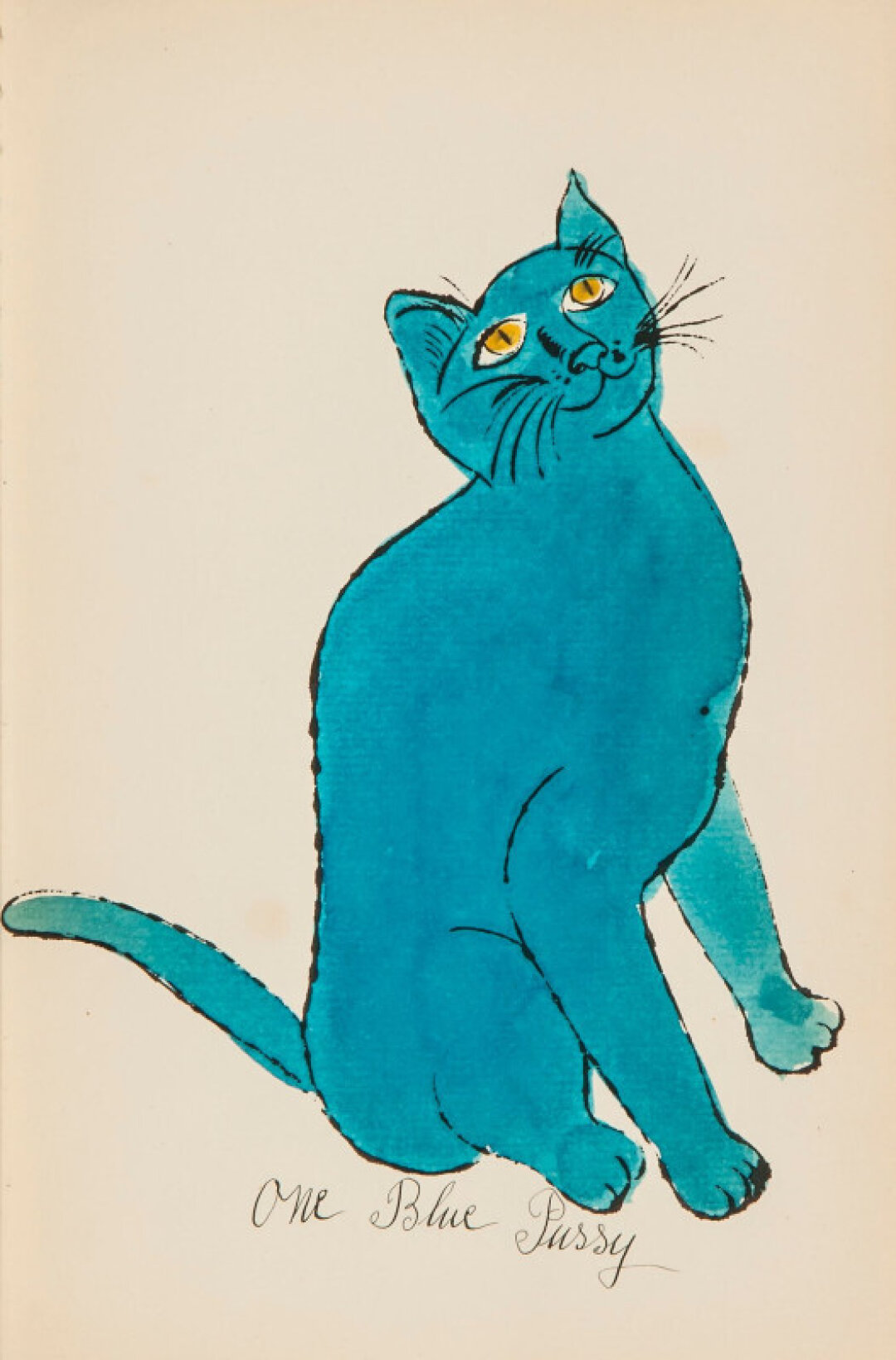 Энди Уорхол. Из книги «25 котов по имени Сэм и одна голубая кошечка». 1954