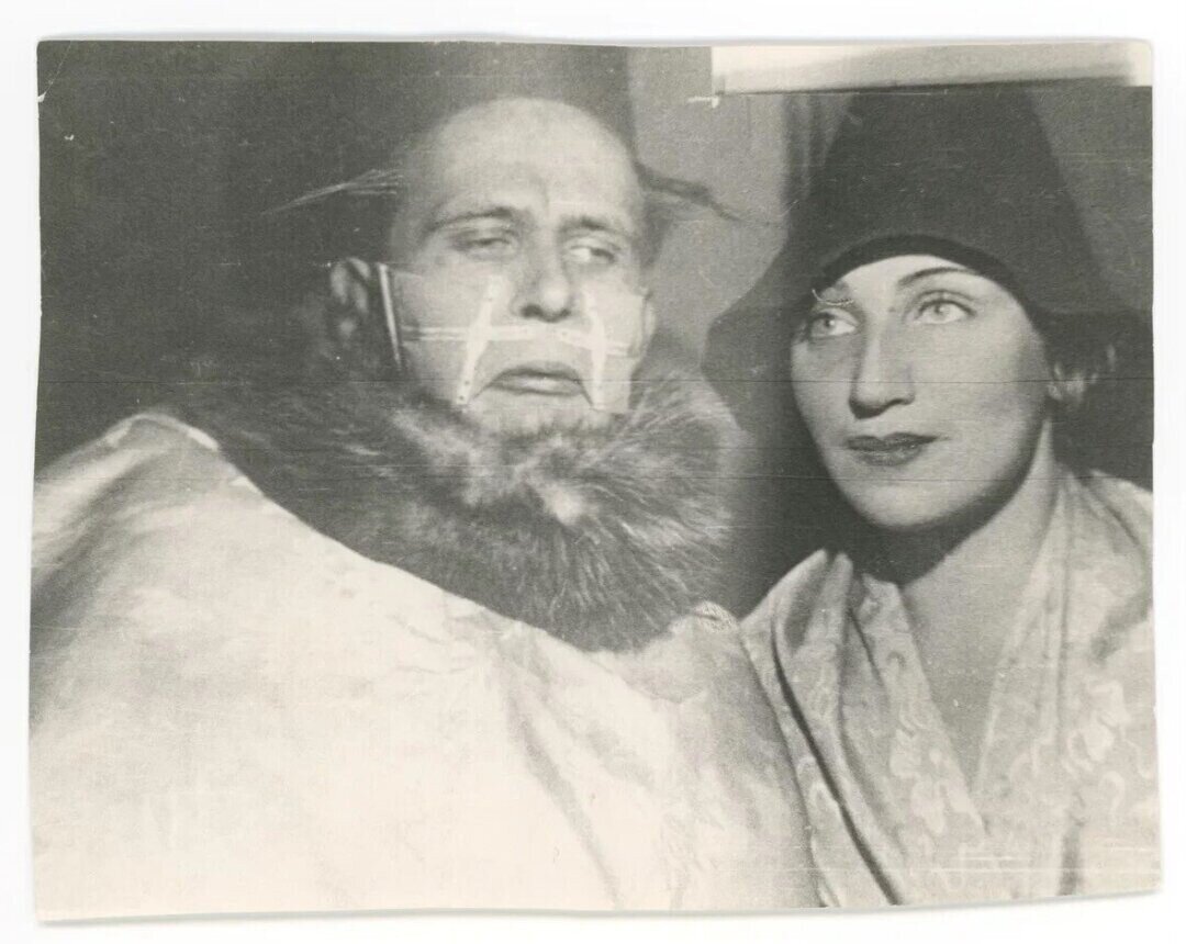 Алиса Порет и Даниил Хармс (Из серии «Неравный брак»). Конец 1920-х. Из собрания «Галеев-Галереи»