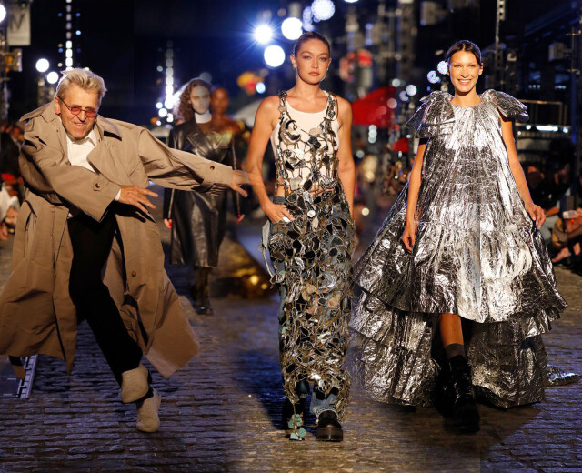 Шоу Vogue World в Нью-Йорке: Михаил Барышников, Линда Евангелиста, Белла и Джиджи Хадид
