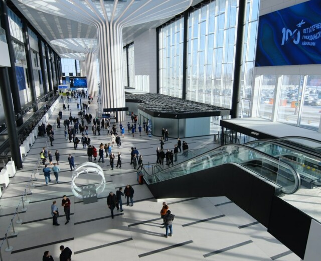 В Новосибирске запустили новый терминал аэропорта Толмачево