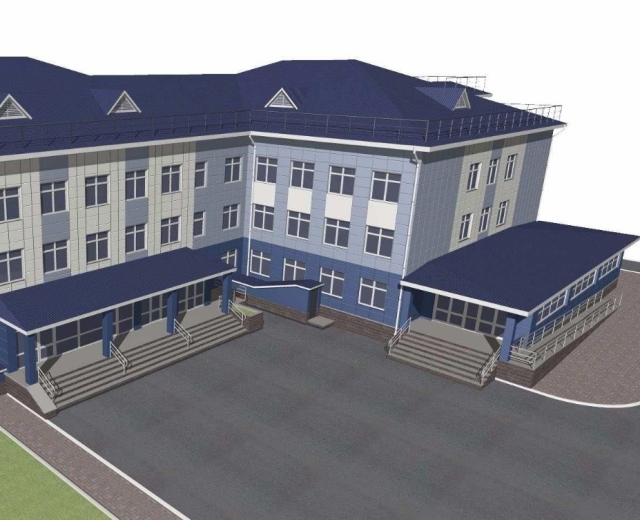 В Кушнаренково начали строить трехэтажную поликлинику