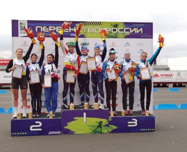 На счету новосибирских биатлонистов — пять медалей первенства России