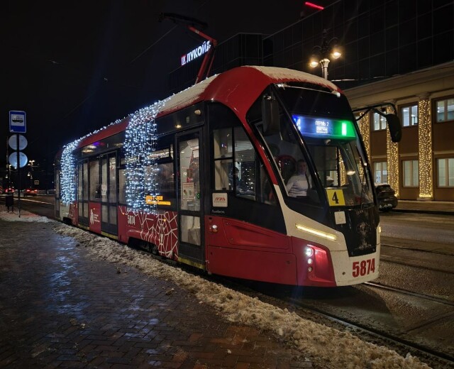 В Перми с февраля старые трамваи полностью снимут с городских маршрутов