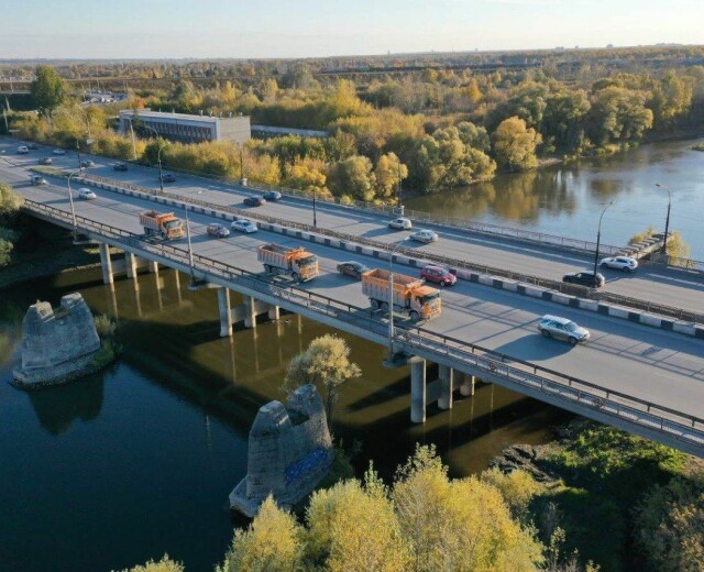 На Бердском шоссе в Новосибирске стартовал ремонт моста через Иню