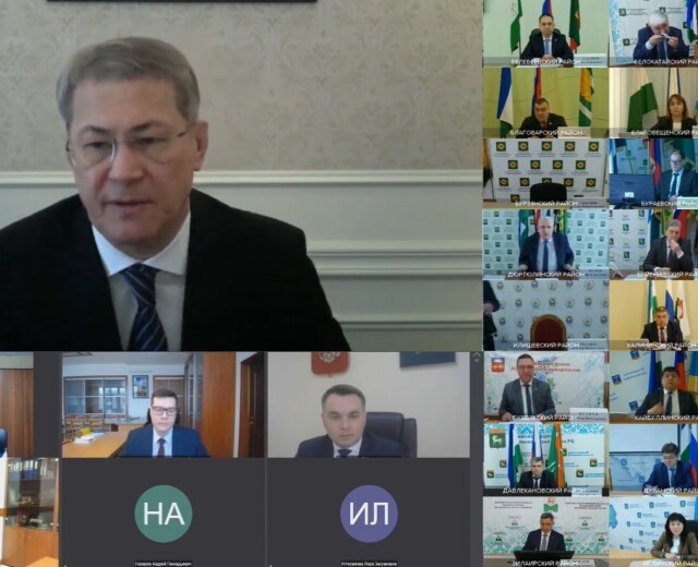 Радий Хабиров 11 марта провел совещание в правительстве удаленно