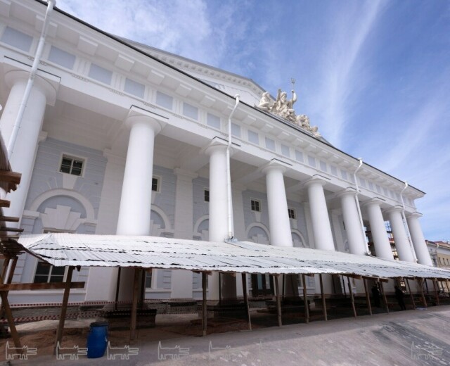 Сроки завершения реставрация здания Биржи на стрелке Васильевского острова переносятся