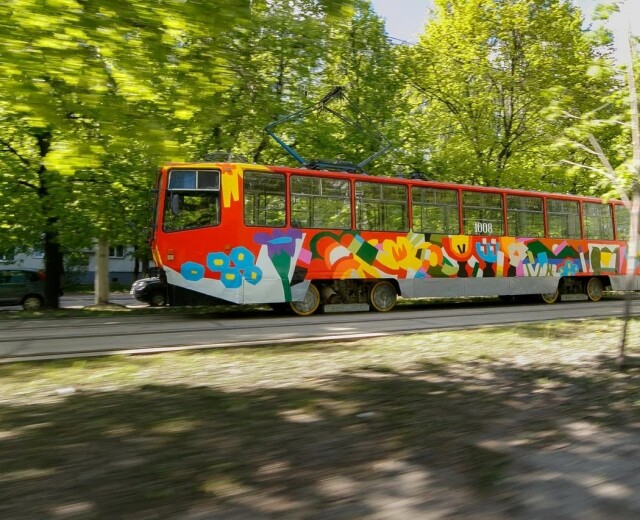 На улицах Уфы появятся раскрашенные трамваи