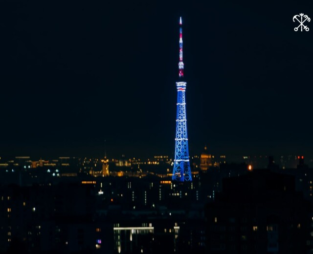 Петербургская телебашня полностью обновила архитектурную подсветку