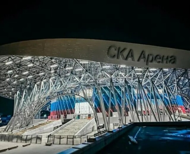 Новый спорткомплекс «СКА Арена» в Петербурге пострадал во время ночного пожара
