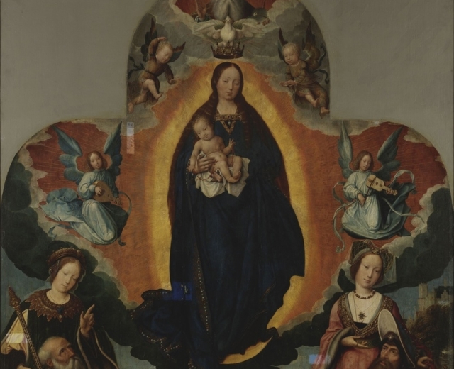В Эрмитаже отреставрируют 500-летнюю алтарную картину «Мария во Славе» Яна Провоста