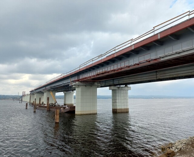 Известно, когда возобновят работы на Чусовском мосту